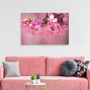 Toile Poster du printemps 2012 pour les fleurs de cerisi