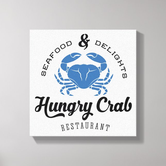 Toile Poster du restaurant de crabe affamé (Recto)