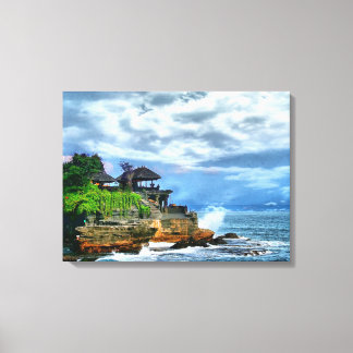 Toile Poster du temple Tanah Lot Bali