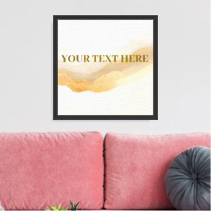 Toile Poster d'un paysage luxueux - Ajouter votre propre