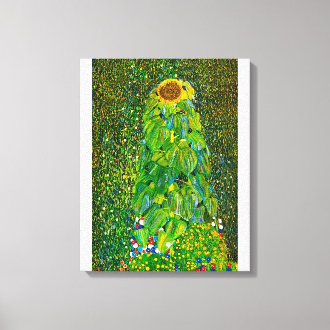 Toile Poster Gustav Klimt Sunflower Canvas (Recto)