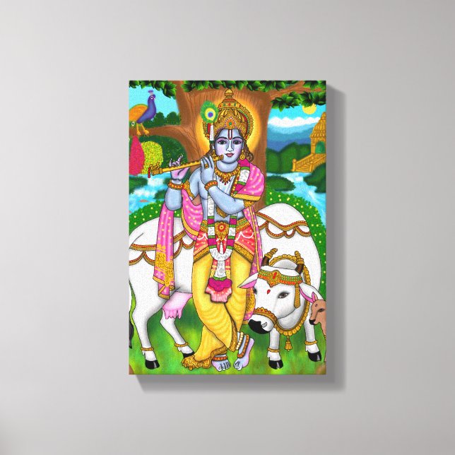 Toile Poster Lord Krishna (Recto)