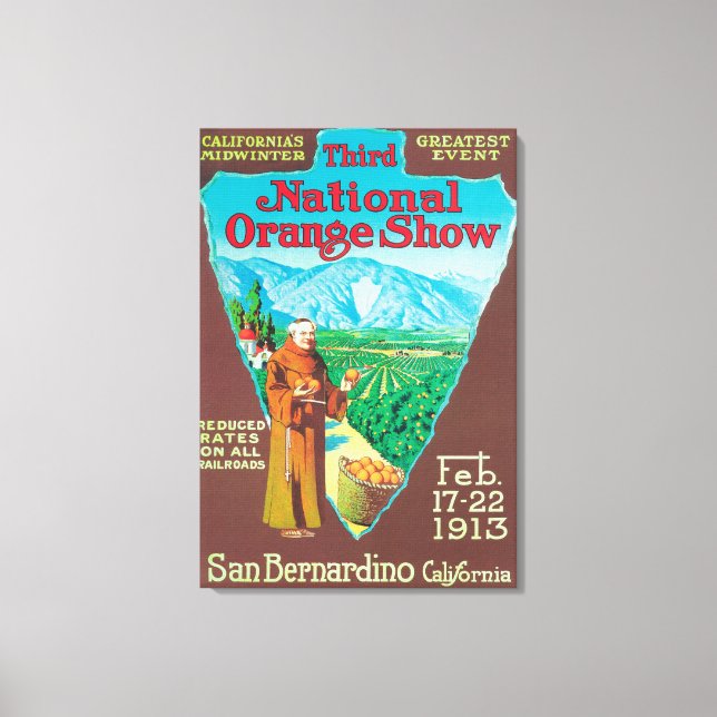 Toile Poster National Orange Show #1 (Recto)