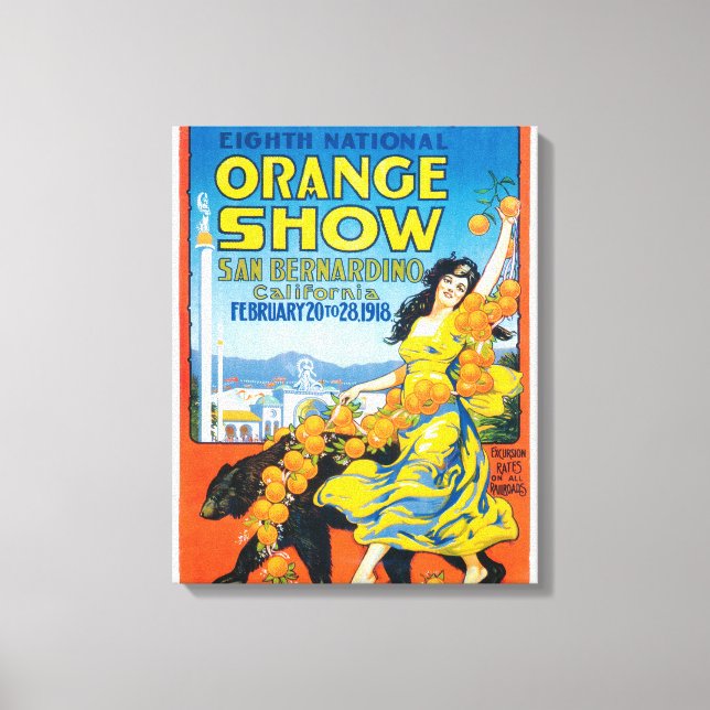 Toile Poster National Orange Show #5 (Recto)