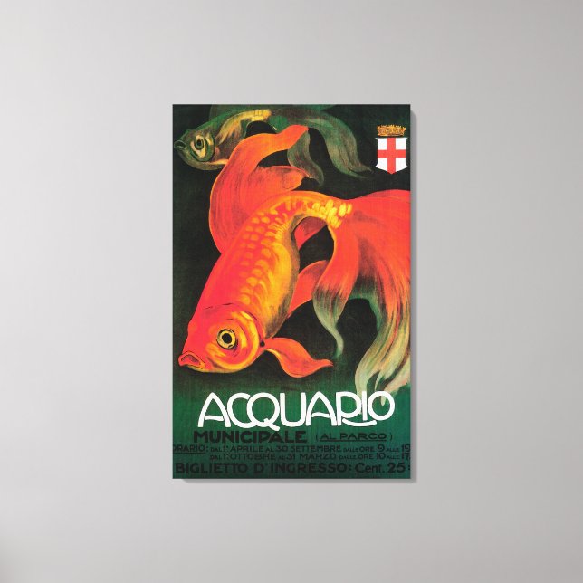 Toile Poster promotionnel Aquarium & Parc Municipal (Recto)
