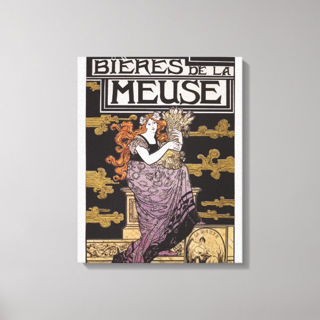 Toile Poster promotionnel Bieres de la Meuse (Recto)