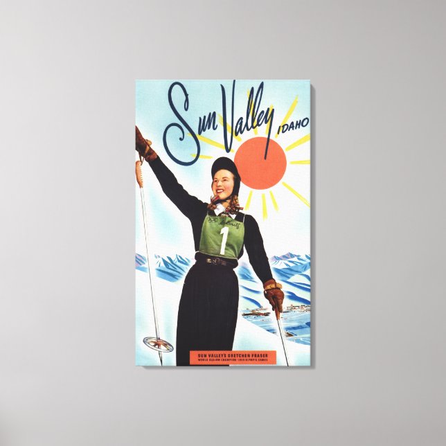 Toile Poster publicitaire de Gretchen Fraser (Recto)