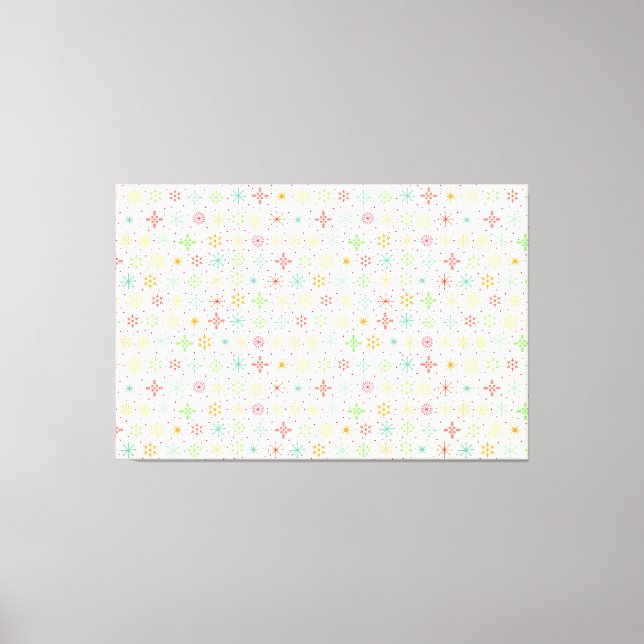Toile Poster Retro Stars (Recto)