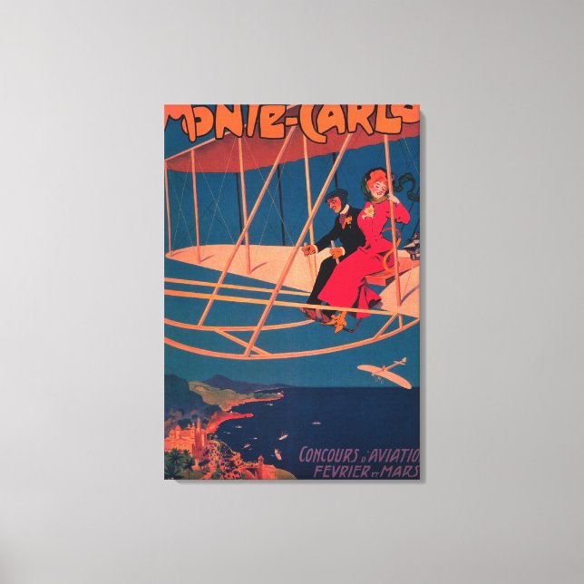 Toile Poster sportif de l'Aviation (Recto)
