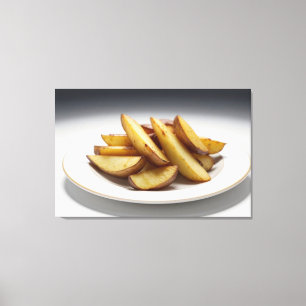 Toile Potates sur une plaque
