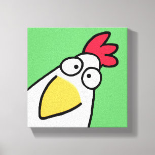 Toile POULET SÉRIEUX du printemps par Sandra Boynton