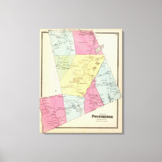 Toile Poundridge, Ville (Recto)
