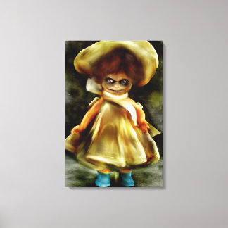 Toile POUPÉE DORA MALÉFIQUE, produit de poupée hantée ar