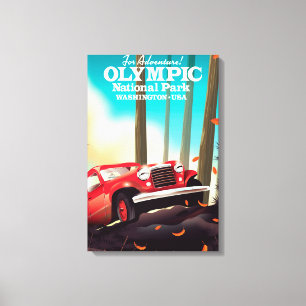 Toile Pour l'aventure ! Parc national olympique Washingt
