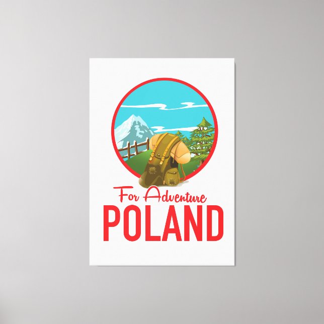 Toile Pour le logo de Adventure Poland Travel (Recto)