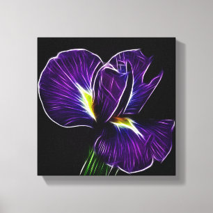 Toile pourpre d'iris