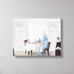Toile Poursuivez la manie, plaquez 106 de 'Le Bon Genre,