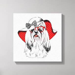 Toile Pousse de mode de Yorkie