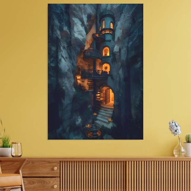 Toile PR-C04. Grotto Spire Residence  (Insitu(Salon))