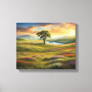 Toile Prairies d'été