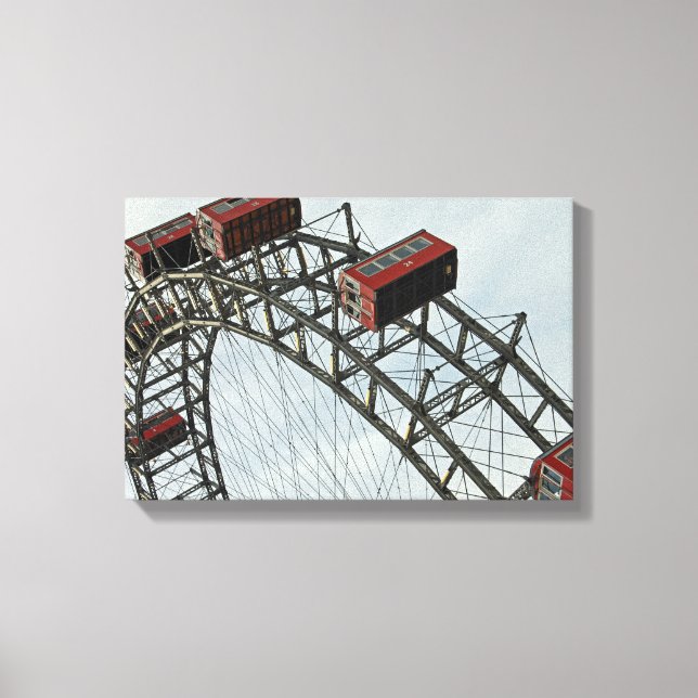 Toile Prater Ferris wheel, Vienne, Autriche (Recto)