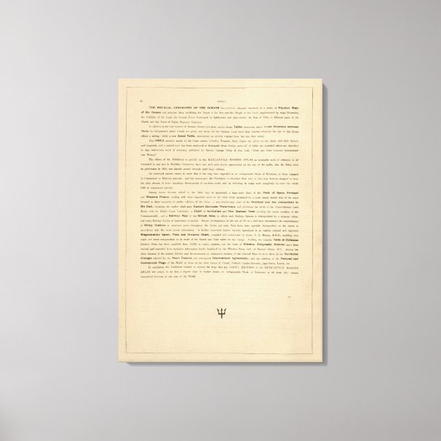 Toile Préface Nouvel atlas marin mercantile (Recto)