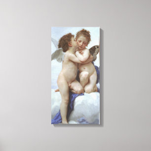 Toile Premier Baiser par Bouguereau, Anges victoriens d'