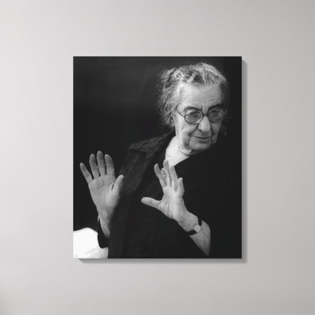 Toile Premier ministre Golda Meir (Recto)