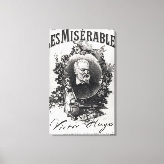 Toile Première édition du titre Les Misérables (Recto)