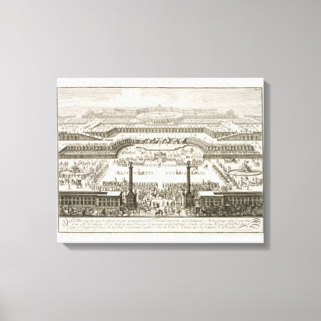 Toile Première proposition pour le Palais Schonbrunn, Vi (Recto)