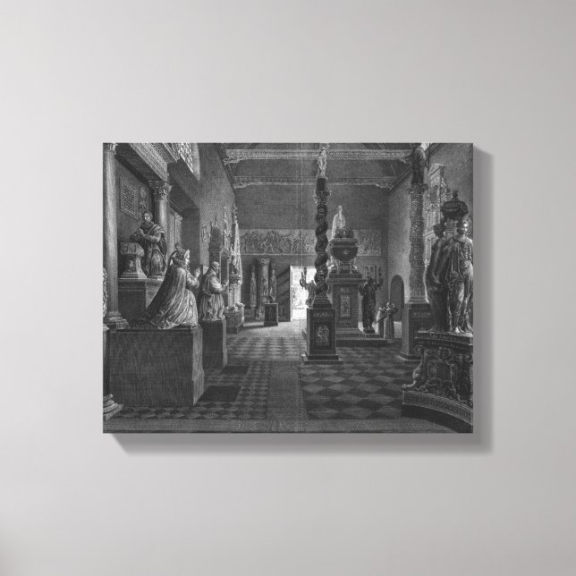 Toile Première vue de la salle d'introduction (Recto)