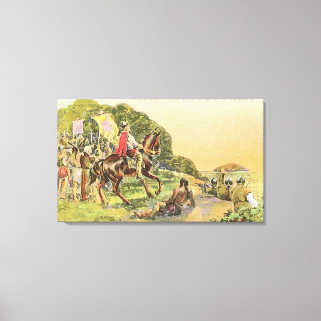 Toile Première vue du Capt Portola (Recto)