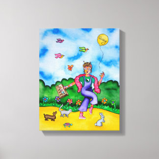 Toile Prenez le temps de moments de joie par Rita Loyd