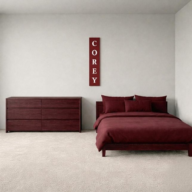 Toile Prénom personnalisé vertical (Créateur téléchargé)