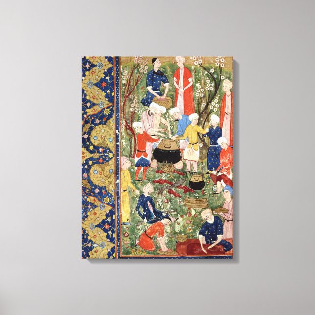 Toile Préparation d'un repas (Recto)