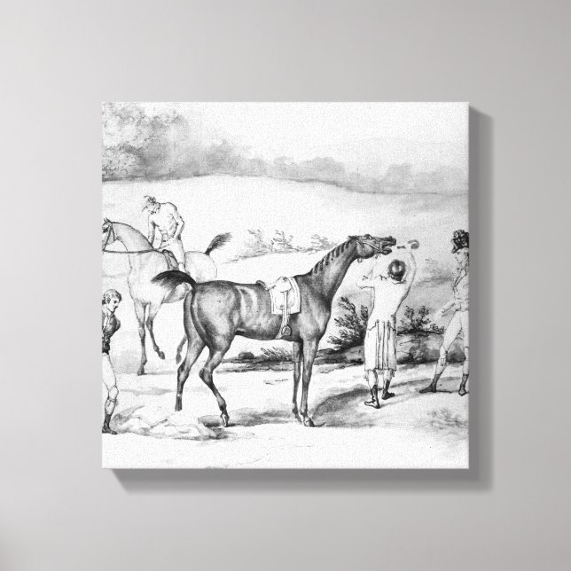 Toile Préparation d'une course (Recto)