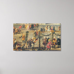 Toile Préparation pour l'affichage de feu d'artifice