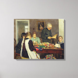 Toile Préparation pour Noël, 1896