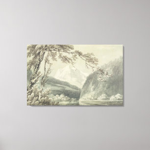 Toile Près de Grindelwald, c.1796 (bleu et lavage gris