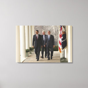 Toile Président Barack Obama et anciens présidents