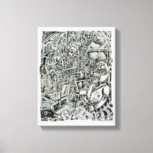 Toile Président électrique, par Brian Benson