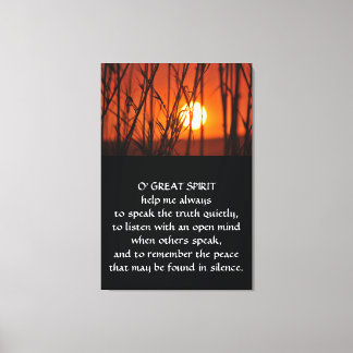 Toile Prière amérindienne