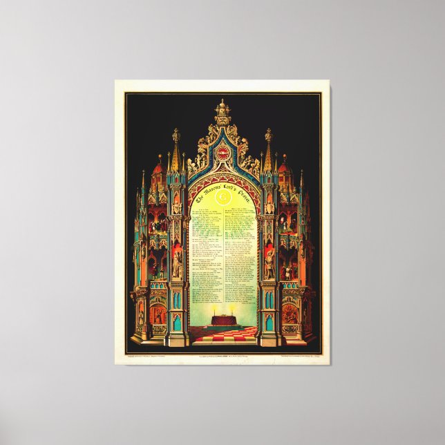 Toile Prière du Seigneur des Mâons (1892) (Recto)