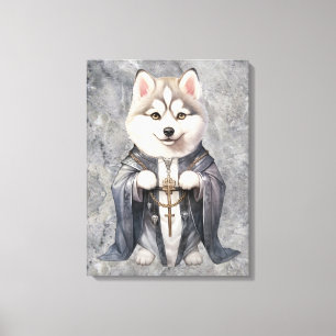 Toile Priest King Siberian Husky Dog