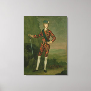Toile Prince Charles Edouard Stuart