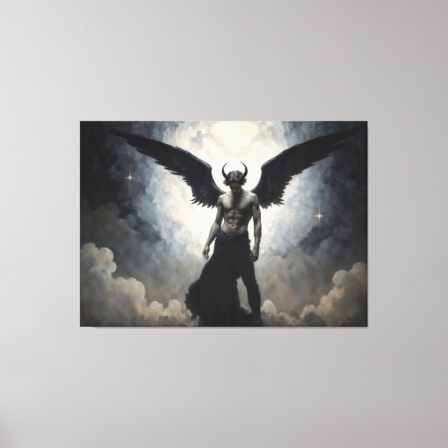 Toile Prince de l'Enfer Lucifer (Recto)
