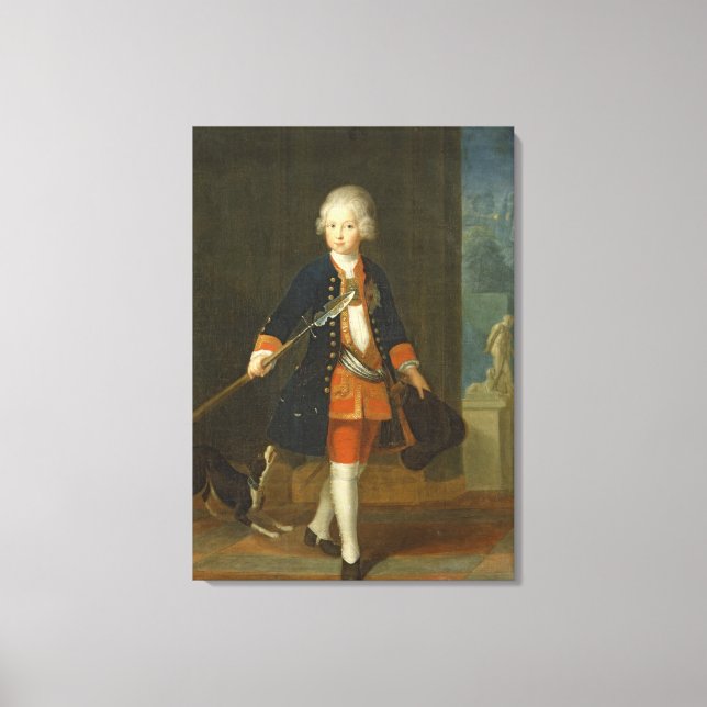 Toile Prince héritier Frederick II (Recto)