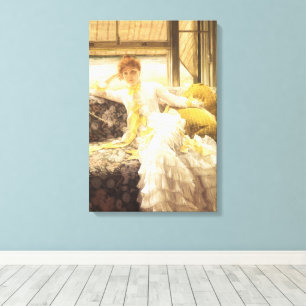 Toile Printemps (Bord de mer) de James Tissot, Portrait
