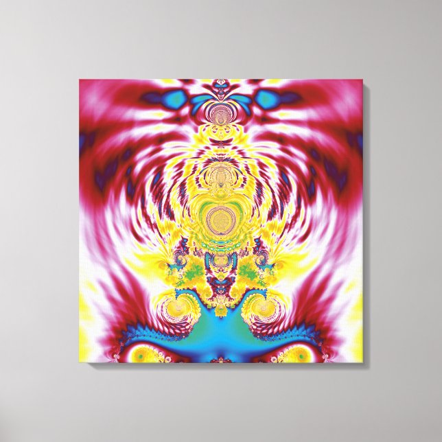 Toile Printemps rouge (Recto)