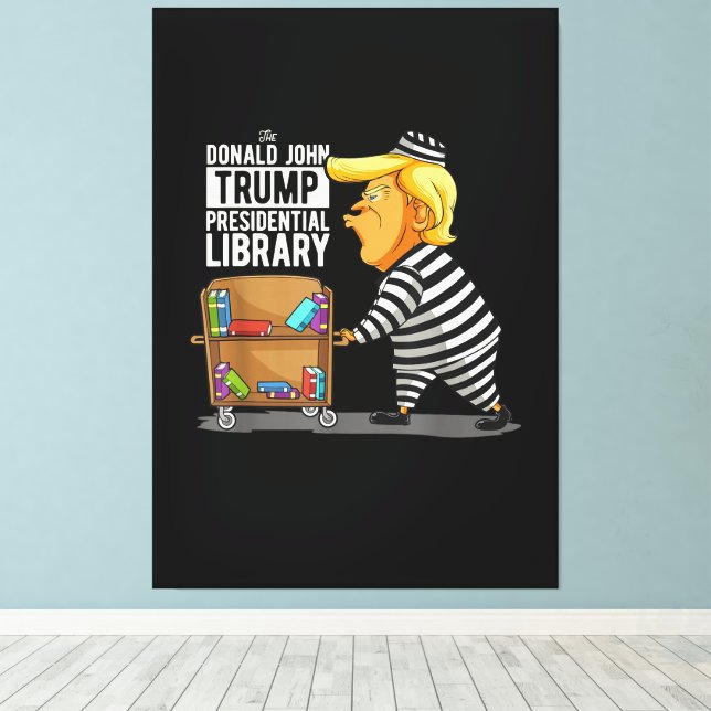 Toile Prison Trump Presidential Library (Insitu (Plancher de Bois))